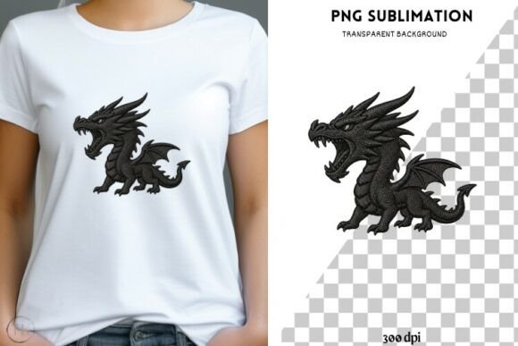 Black Dragon Embroidery PNG Gothic: A Designer's Review