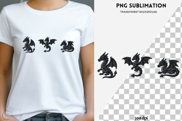Black Embroidery Dragon: A Design Review for Merch