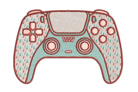 Christmas Forest Patterned Gaming Controller Embroidery Design Review