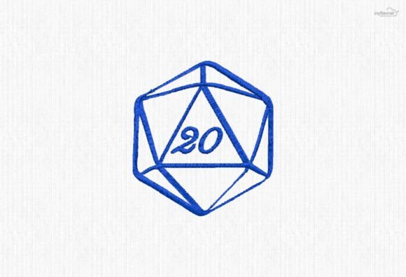 D20 Natural 20 Machine Embroidery Design Review