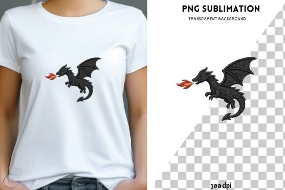 Dragon Embroidery PNG Gothic Fantasy Review