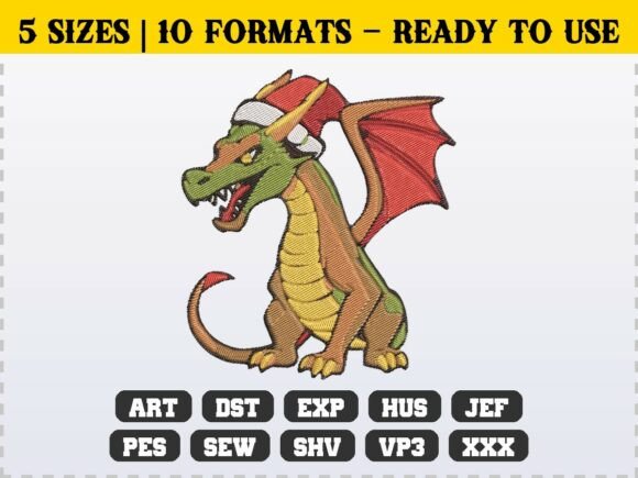 Fantasy Dragon with Santa Hat: A Designer’s Review