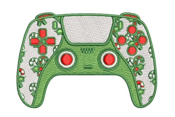 Festive Christmas Patterned Gaming Controller