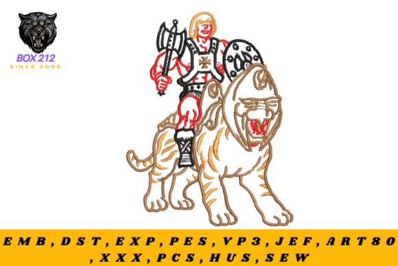 Monster Tamer Digital Embroidery Design Review for Apparel
