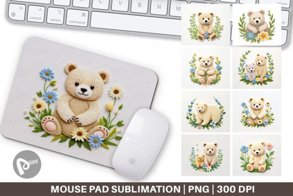 Mouse Pad Bear Embroidery - A Real Project Review