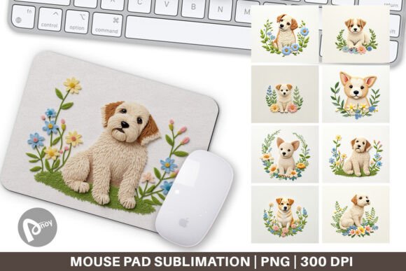 Mouse Pad Dog Embroidery: A Designer’s Review for Handmade Gifts