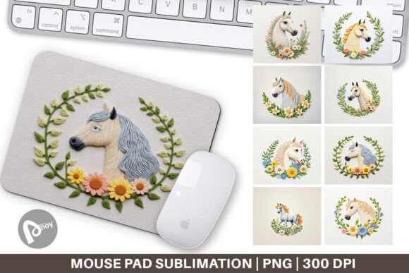 Mouse Pad Horse Embroidery: Craft Fair Review