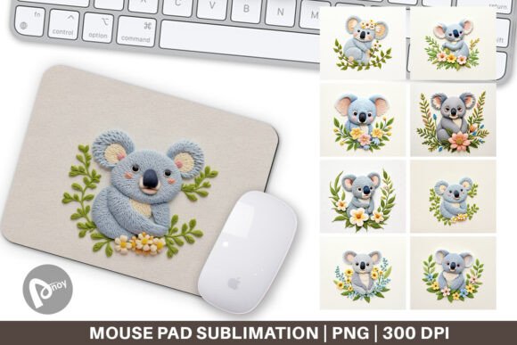 Mouse Pad Koala Embroidery: A Design Review for Small Business Merch