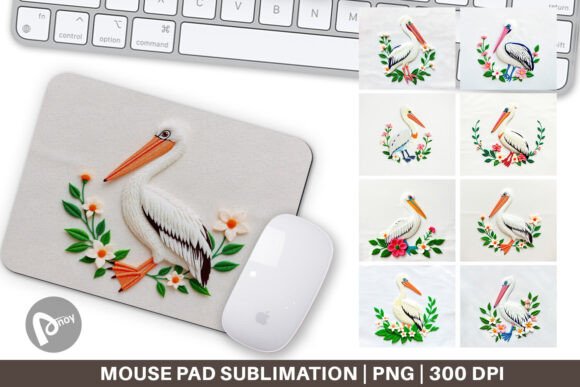 Mouse Pad Pelican Embroidery: A Designer Review
