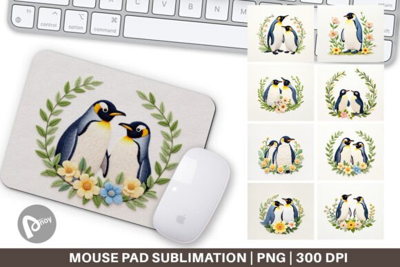 Mouse Pad Penguin Embroidery Review