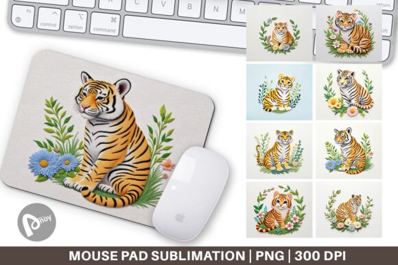 Mouse Pad Tiger Embroidery Review