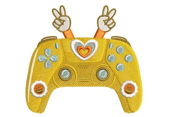 Peace Sign Gaming Controller: A Designer's Review for Holiday Embroidery